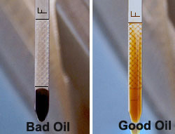 Oil Dipstick Marks Markings