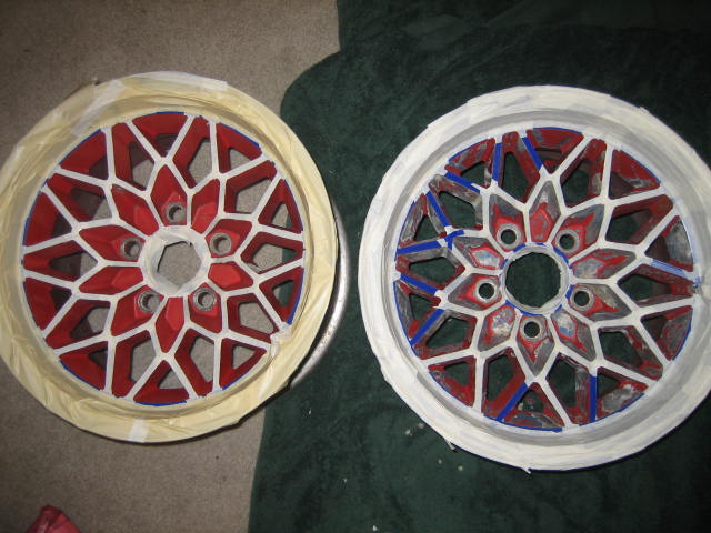 How to Paint your Own Wheels Rims Masking Preping Sanding Polishing Lip Wheel Rim