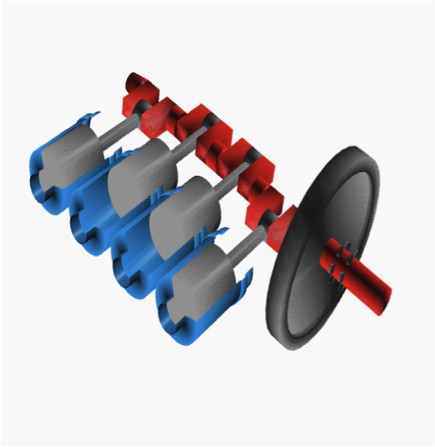 Car Flywheel Aluminum Lightweight